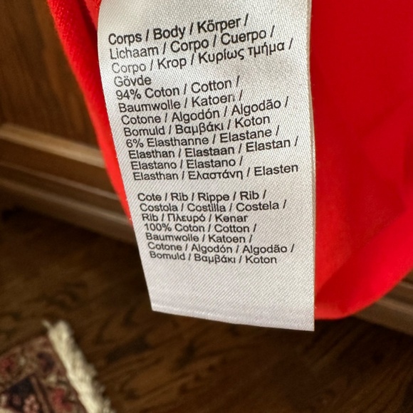 Lacoste Orange Polo Dress - Size 36 - Picture 6 of 10